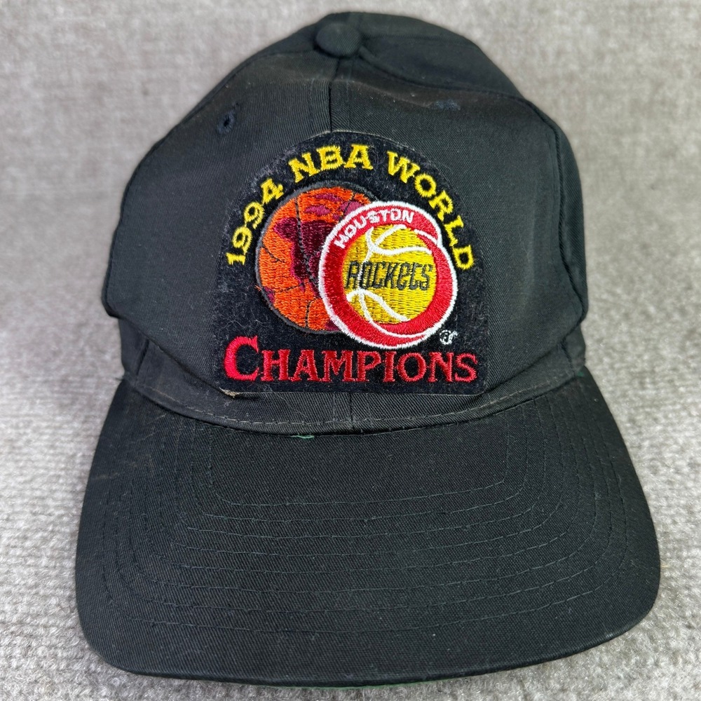 Headmaster Houston Rockets Hat Mens OSFA Black 1994‎ NBA Champions Snapback